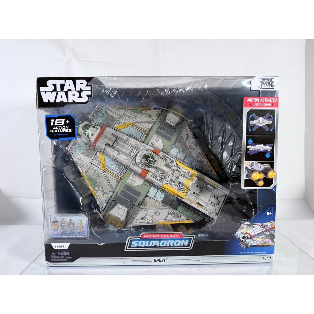Star Wars Rebels Series 3 Micro Galaxy Squadron Ghost 4 mini figures 0131 sealed